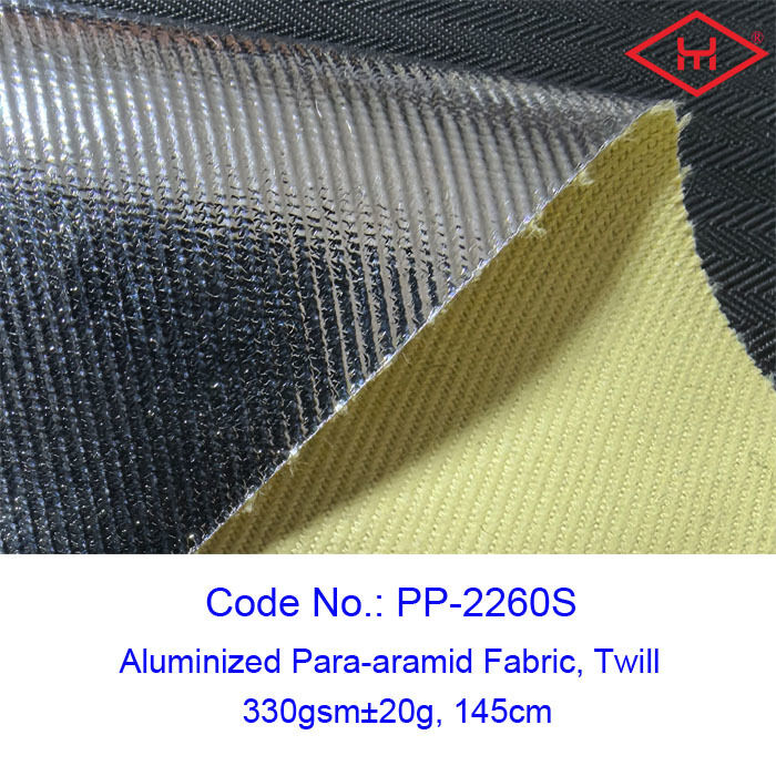 Temperature Resistance Up To 370°C 700°F Aluminized One Side Fabric Featuring High Abrasion And Tear Resistance Durable Material For Industrial